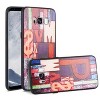 Reiko Samsung Galaxy S8 Embossed Wood Pattern Design TPU Case with Multi-Letter - 2 of 4