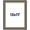 PosterPalooza | Weathered Black Picture Frame - UV Acrylic, Foam Board Backing, Hanging Hardware - 2 of 4