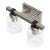 Barnlit Rustic Vanity Uplight Downlight Wall Mounted Fixture Gray - Lalia Home - 3 of 4