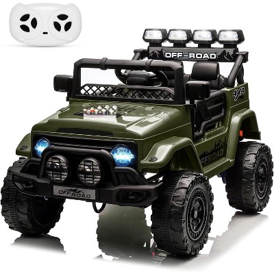 12V Kids Ride On Toy for Big Kids, 4 Wheeler Truck Car Play Car with Remote Control