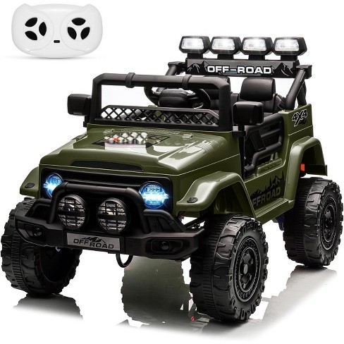 12v Kids Ride On Toy For Big Kids 4 Wheeler Truck Car Play Car With Remote Control Target