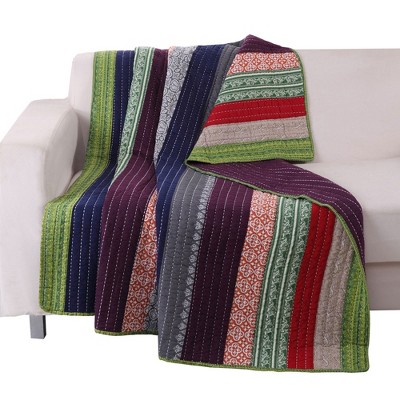 Greenland Home Fashion Marley Throw High Quality Blanket - 50"x60" in Multicolor