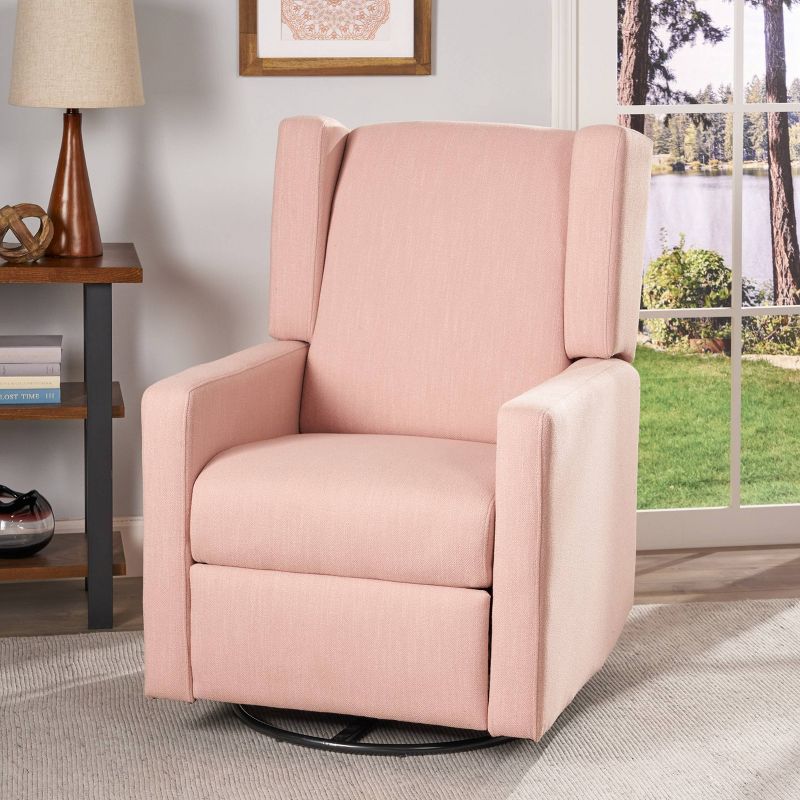 Hounker Contemporary Swivel Recliner - Christopher Knight Home, 3 of 8