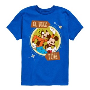 Boys' - Disney - Outdoor Fun Short Sleeve Graphic T-Shirt - 1 of 4