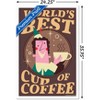 Trends International Elf - World's Best Cup Of Coffee Framed Wall Poster Prints - 3 of 4