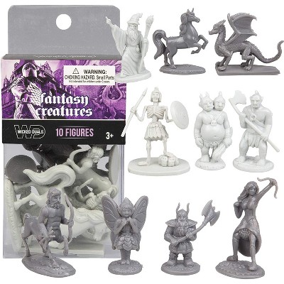 Hingfat Fantasy Creature Action Figure Toy Playset, 10 Pieces