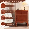 Vintage Nightstand End Table Sofa Side Table Accent Table Bed Beside Table Rustic Small Dresser - ModernLuxe - 3 of 4