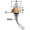 Crownplace Brands Replacement Burner with Wick for Dietz Blizzard, D-Lite, Jupiter Lanterns - 3 of 3