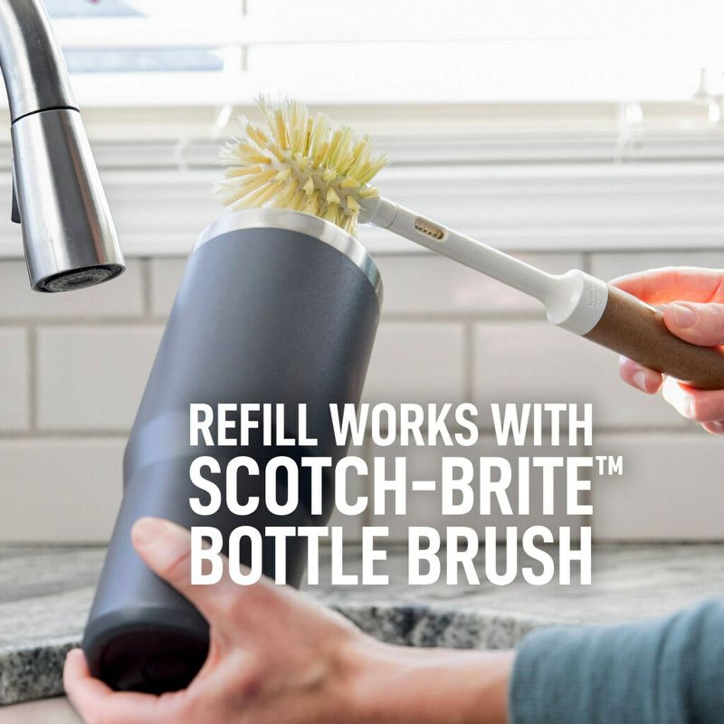 Scotch-Brite Greener Clean Bottle Brush Replacement Head, 4 of 11