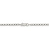 Black Bow Jewelry 2.5mm Sterling Silver Diamond Cut Solid Octagonal Box Chain Necklace - 4 of 4