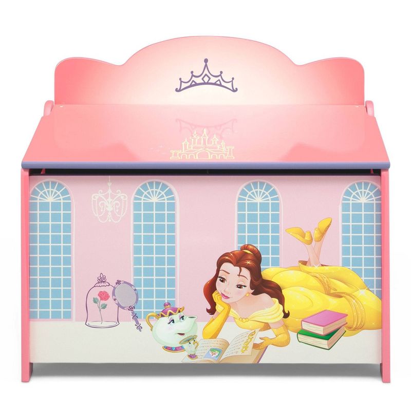 Delta Children Disney Princess Deluxe Toy Box - Greenguard Gold Certified, 5 of 10
