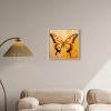 Art Remedy Golden Ochre Butterfly Elegant Butterfly Wall Art Framed - 2 of 4