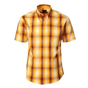 Gioberti Men's Plaid Short Sleeve Shirt - 1 of 2