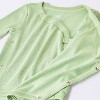 Baby 2pc Neutral Pointelle Top & Bottom Set - Cloud Island™ Green - 3 of 4
