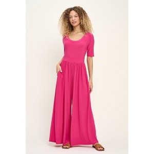 WEST K Women's Jana Short Sleeve Knit Jumpsuit - 1 of 4