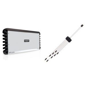 Fusion Entertainment SG-DA82000 Signature Series 8 Channel Marine Amplifier with Fusion RCA Cable Dual Female To 8-way Male Splitter - 1 of 4