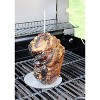 Darware Brazilian BBQ Skewer Set, Set of 2 Spikes; Vertical Barbeque Grilling Rack Meat Spit - 3 of 4