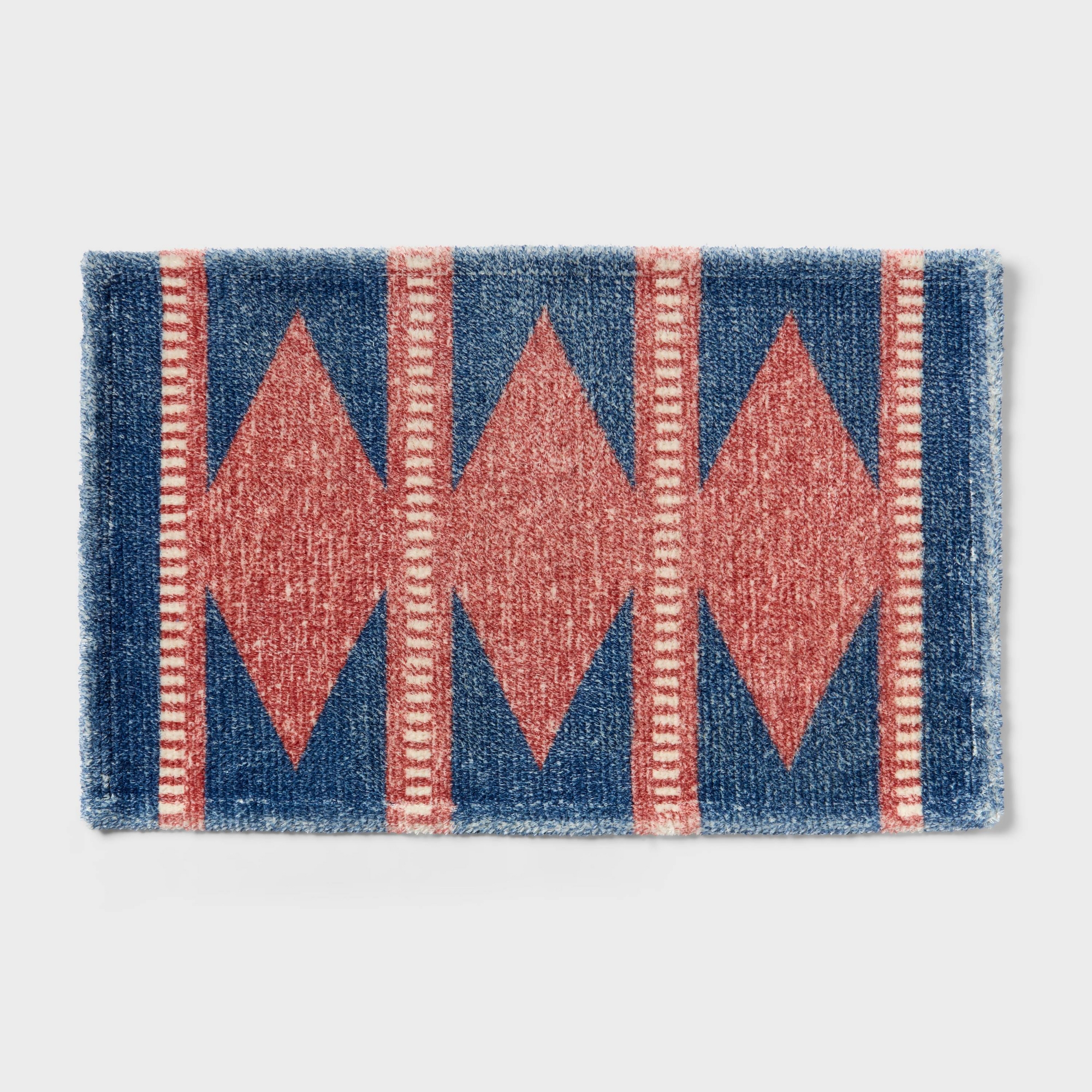 20"x30" Americana Bath Rug Navy Blue/Red - Threshold™