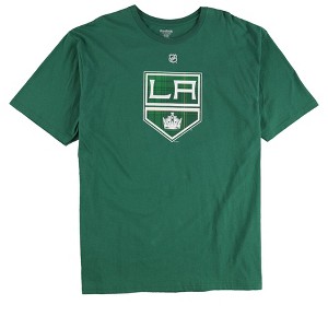 Reebok Mens LA Kings Plaid Logo Graphic T-Shirt - 1 of 2
