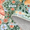 Modern Area Rug Farmhouse Washable Rug Butterfly Floral Print Area Rugs for Living Room Bedroom - 4 of 4