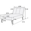 NicBex 101 Inch L-Shaped Sectional Sofa with Adjustable Sofa Chaise for Living Room,Apartment,Office - image 3 of 4