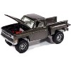 1981 Chevrolet Silverado Stepside Pickup Truck Graystone Metallic "Muscle Trucks" Series 1/64 Diecast Model Car by Auto World - 3 of 4
