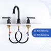 WOWOW 0.43 in. x 0.43 in. inside diameter x 12 in. Quick Connect Hose Hot and Cold Supply Hoses for Bathroom Faucet - 4 of 4