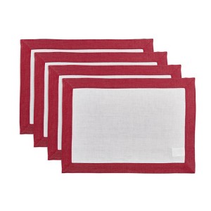 Solino Home Linen Festive Edge Placemats - 1 of 4