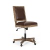 Sandine Rustic Upholstered Swivel Office Chair - Christopher Knight Home - 3 of 4