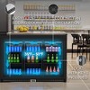 VITLIFE Back Bar Cooler with 3 Sliding Glass Doors, Counter-Height Beverage Refrigerator, 11.6 Cu.Ft., Commercial Fridge w/ LED Lighting & Soft Close - 3 of 4