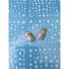 Wrapables Fingernail Tattoo Nail Art Water Nail Tattoos Water Transfer Slide Tattoos Nail Decals, Snowflakes (11 Designs/Over 500 Nail Tattoos) - image 3 of 3