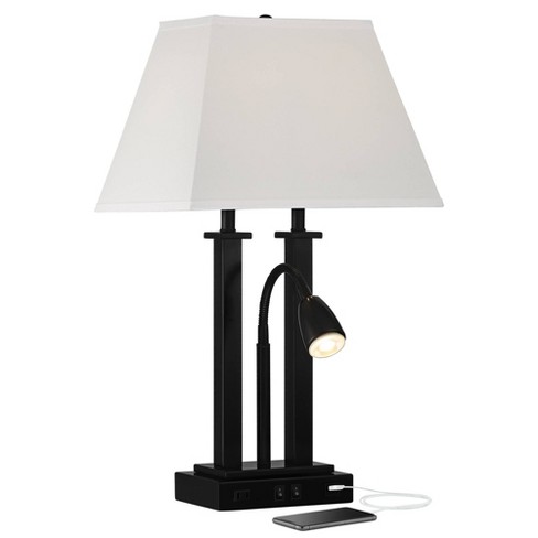 Possini Euro Design Modern Gooseneck, Gooseneck Desk Lamp With Usb Port