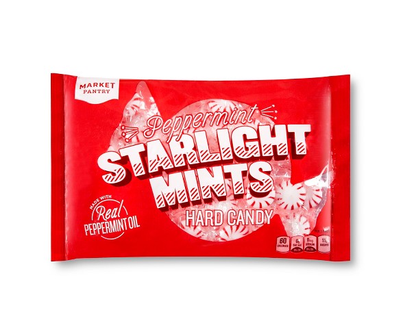 Peppermint Starlight Mints Hard Candies - 14oz - Market Pantry
