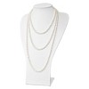 Black Bow Jewelry 6-7mm, White FW Cultured Pearl Endless Strand Necklace, 80 Inch - 2 of 4