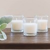 Soy wax candle in clear glass votive 350ml – theecolabel