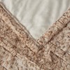 Zuri Reversible Faux Fur to Mink Electric Blanket, Auto Shut Off, Virtually Zero EMF, Multi Heat Setting, UL Certified, Machine Washable - 4 of 4