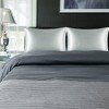 PiccoCasa Luxury Smooth Satin Hidden Zipper Closure Pillowcases 2 Pcs - 2 of 4