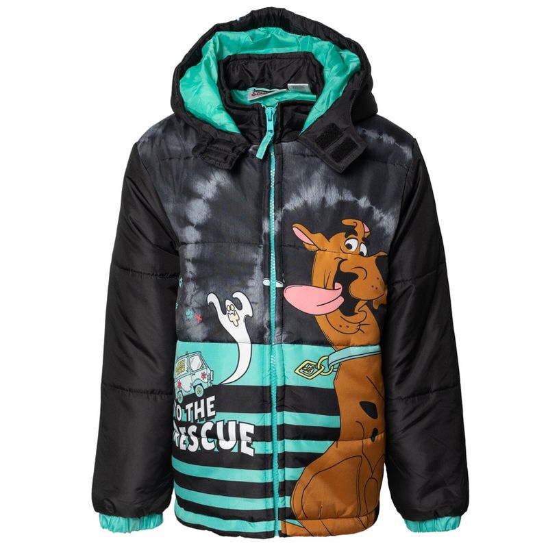 Scooby-Doo Scooby Doo Winter Coat Puffer Jacket Little Kid to Big Kid, 1 of 8