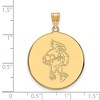 Black Bow Jewelry 14k Yellow Gold Iowa State Cyclones NCAA Extra Large Pendant - 2 of 3