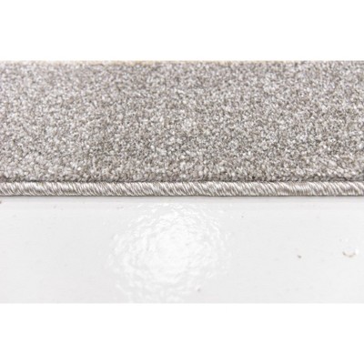 Gray and Beige Geometric Polypropylene Area Rug, 3'3" x 5'3"