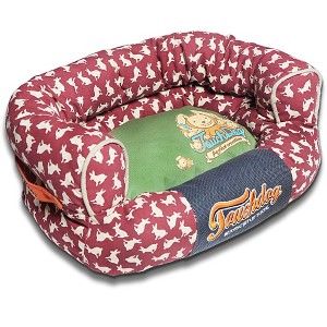 Touchdog Lazy-Bones Rabbit-Spotted Designer Couch Dog Bed - 1 of 2