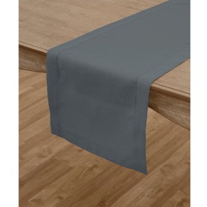 Solino Home Linen Classic Hemstitch Table Runner - 1 of 4