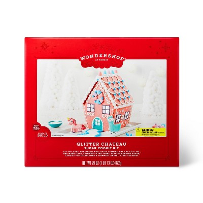 Holiday Glitter Chateau Sugar Cookie Kit - 29oz - Wondershop™