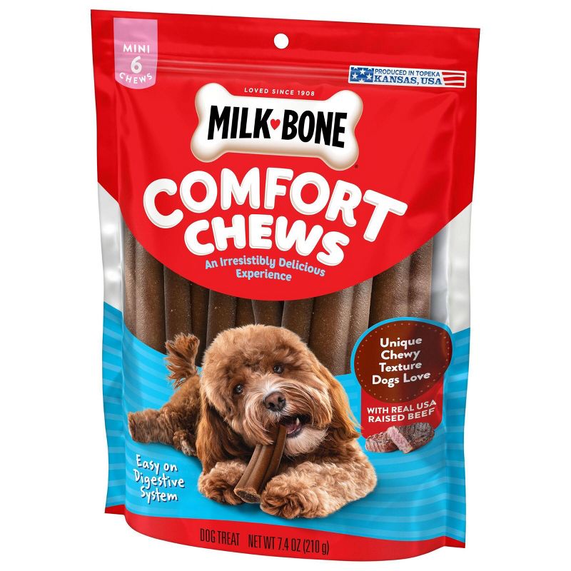 Milk-Bone Beef Flavor Comfort Chewy Dog Treats - 7.4oz/6ct, 5 of 7