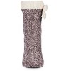 Memoi Women's Cozy Ballerina Plush Lined Slipper Sock Shorties Med Gray Heather 9-11 - 2 of 4