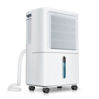 Captiva Designs High Efficiency Dehumidifier with Low Noise & Auto & Manual Drainage & 3 Working Modes