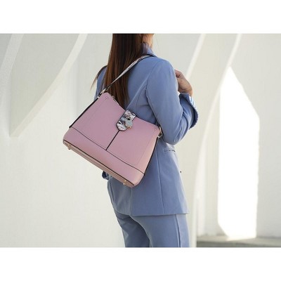 MKF Collection Ezra Snake Embossed Shoulder Trendy Bag by Mia K - Red — фото 3