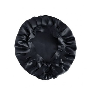 100% Silk Single Layer Caps - Black - 1 of 1