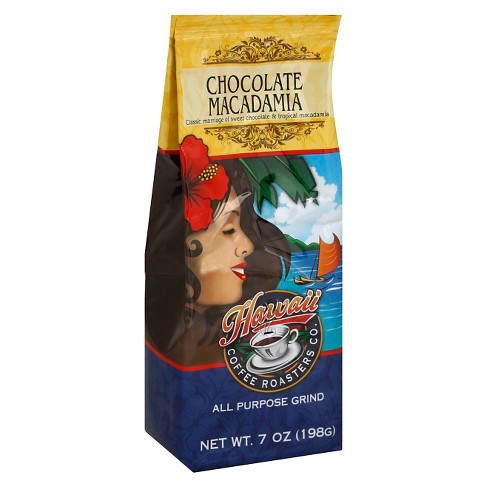 Hawaiian Isles Chocolate Macadamia Medium Roast Ground Coffee 7oz Target