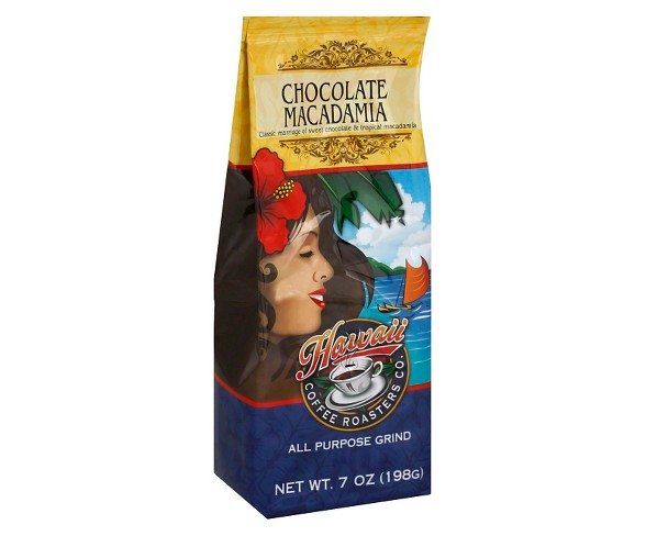 Hawaiian Isles Chocolate Macadamia Medium Roast Ground Coffee - 7oz
